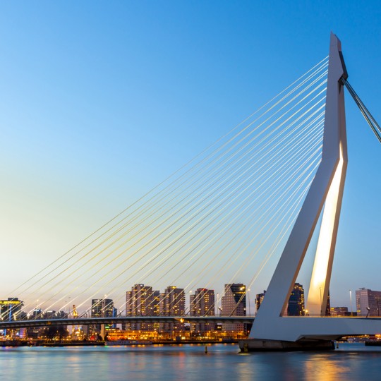 Erasmus Bridge by Ben van Berkel