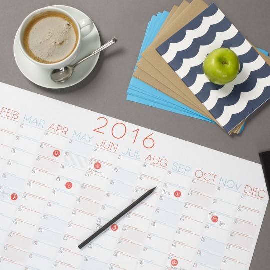 Evermade 2016 wall planner