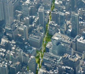 Green Line park in Manhattan