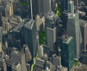Green Line park in Manhattan