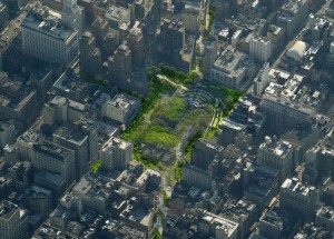 Green Line park in Manhattan