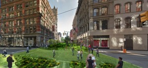 Green Line park in Manhattan