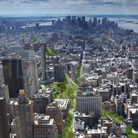 Green Line park in Manhattan