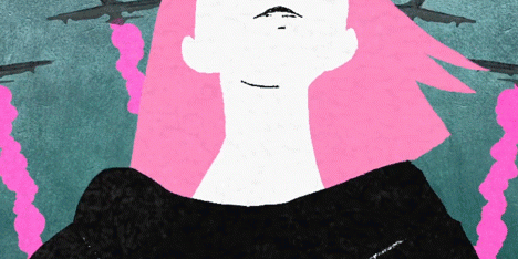 Pink-haired fugitive detonates a “love bomb” in Kris Merc’s music video for James