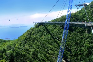 Langkawi Sky Bridge by Peter Wyss