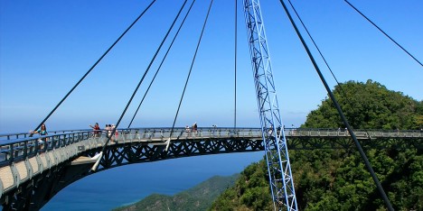 Langkawi Sky Bridge by Peter Wyss