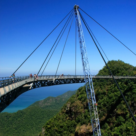 Langkawi Sky Bridge by Peter Wyss