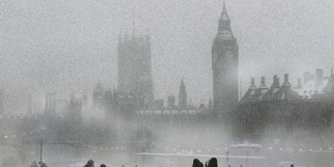 Natural ice rinks on London's River Thames by NBBJ