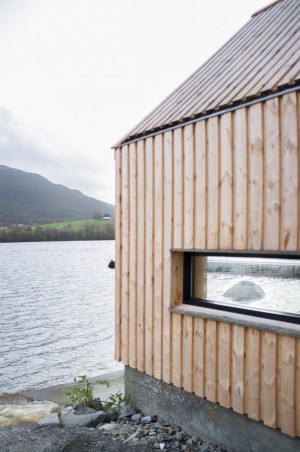 Naust V boathouse by Koreo Architects and Kolab Architects