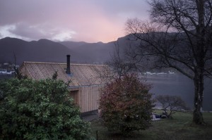 Naust V boathouse by Koreo Architects and Kolab Architects