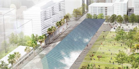 Pershing Square redesign for LA