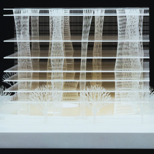 Sendai Mediatheque model by Toyo Ito
