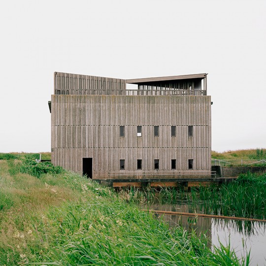 Johansen Skovsted Arkitekter convert 1960s pump stations into river viewing points