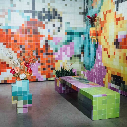 Pixellated porn by Tobias Rehberger