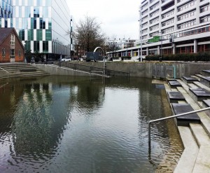 Water Squares at Benthemplein, Rotterdam, by De Urbanisten