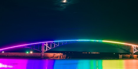 Xiying Rainbow Bridge in Penghu