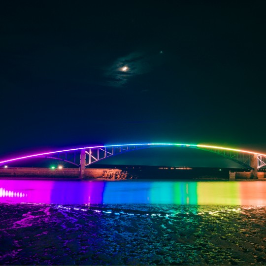 Xiying Rainbow Bridge in Penghu