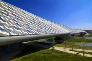 Zaragoza Bridge Pavilion by Zaha Hadid