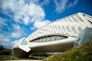 Zaragoza Bridge Pavilion by Zaha Hadid