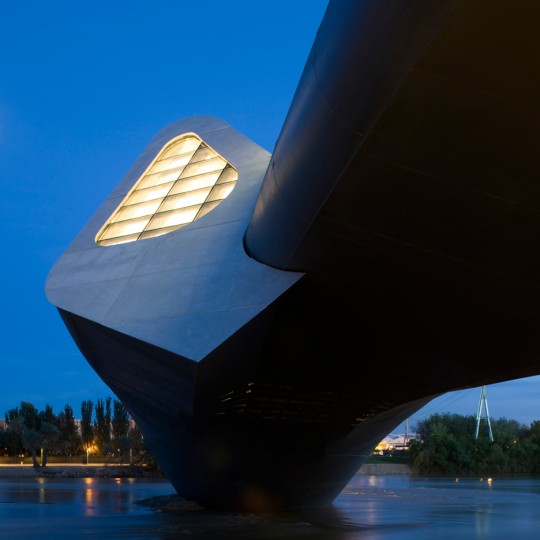 Zaragoza Bridge Pavilion by Zaha Hadid