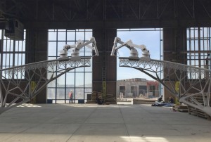3D-printed bridge by MX3D