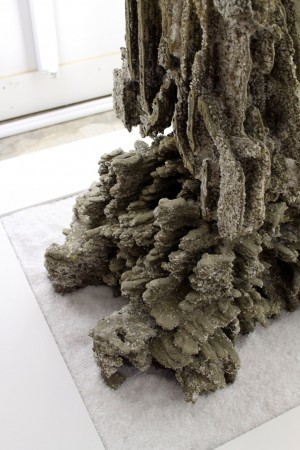 Fossilised 3D printed concrete project by Amalgamma