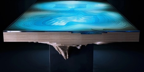 Abyss Dining Table by Duffy London