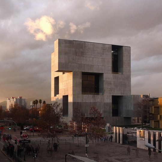 UC Innovation Center at the San Joaquín Campus, Universidad Católica de Chile, Santiago, 2014. Photograph by Nina Vidic
