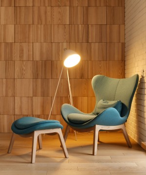 Apartment with a slide by KI Design Studio