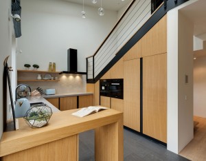 Apartment with a slide by KI Design Studio