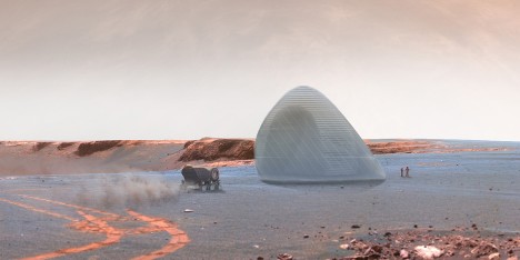 3D-printed Ice House by Clouds AO and SEArch wins NASA Mars Habitat contest