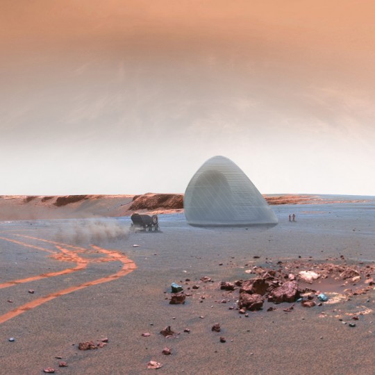 3D-printed Ice House by Clouds AO and SEArch wins NASA Mars Habitat contest