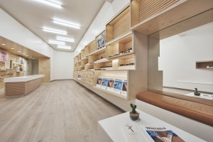 Garrett Leight eyewear store by West of West