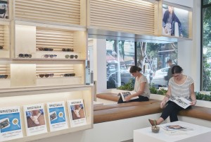 Garrett Leight eyewear store by West of West