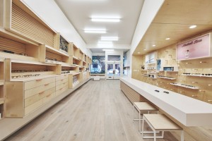 Garrett Leight eyewear store by West of West