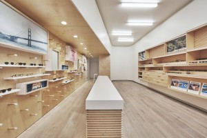 Garrett Leight eyewear store by West of West