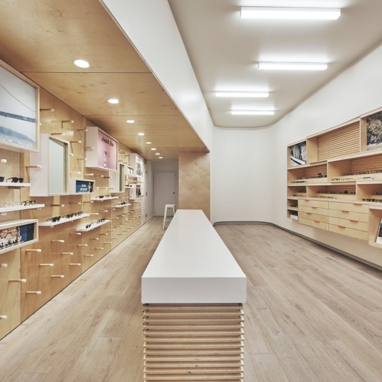 Garrett Leight eyewear store by West of West