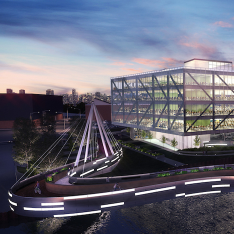Goose Island Bridge in Chicago by Port Urbanism