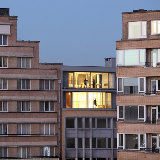 House Flagey apartment renovation in Brussels by B-ILD