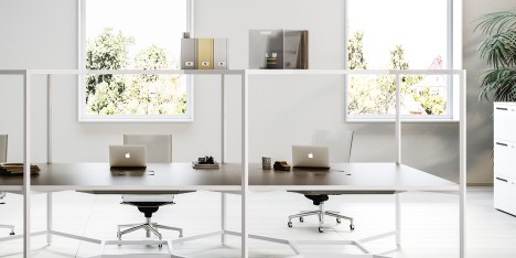 Hub office furniture system by Fantoni