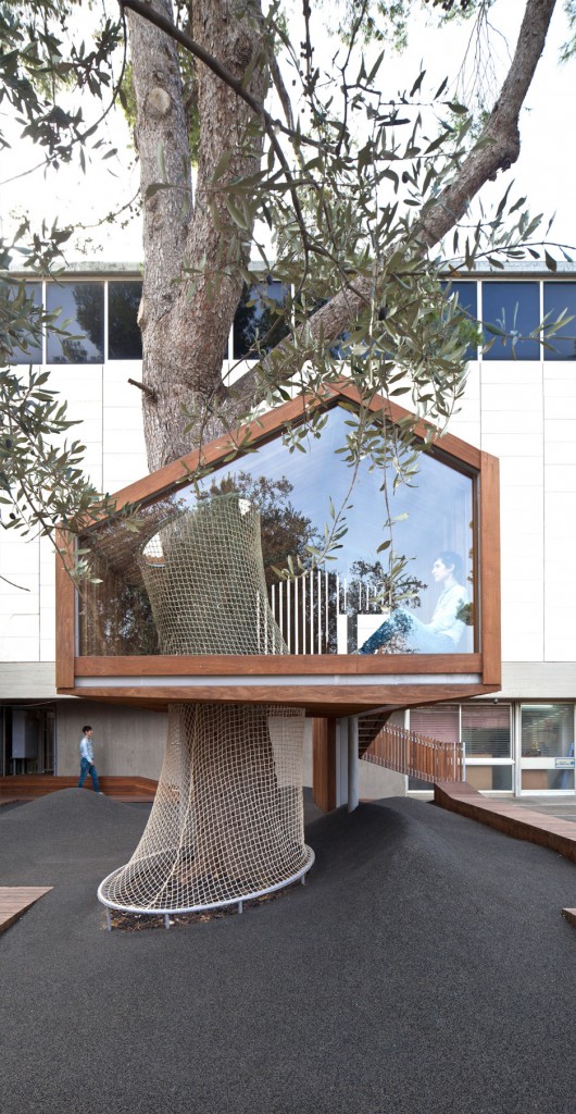 IMJ tree house by Ifat Finkelman and Deborah Warschawski
