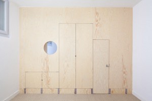 Inhabited wooden walls in Geneva by Aurélie Monet Kasisi