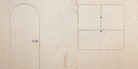 Inhabited wooden walls in Geneva by Aurélie Monet Kasisi