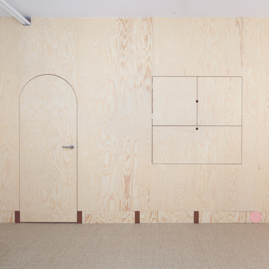 Inhabited wooden walls in Geneva by Aurélie Monet Kasisi