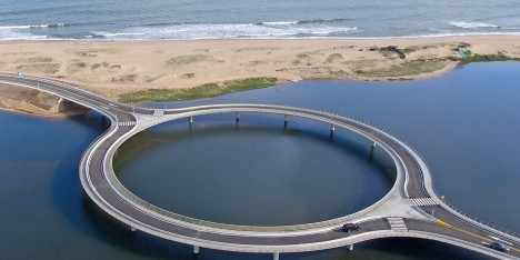 Laguna Garzon Bridge by Rafael Vinoly