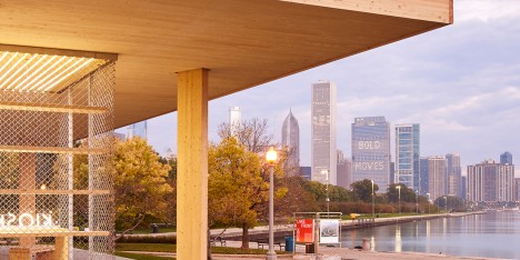 Lakefront Kiosk by Ultramoderne