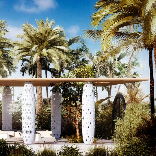 Marcel Wanders Revolution Precrafted prefabricated structures Design Miami 2015 dezeen
