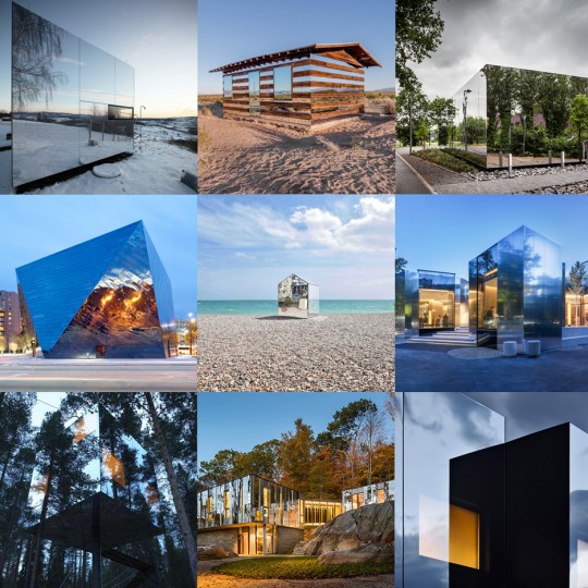 Mirrored buildings cast illusions on Dezeen's new Pinterest board