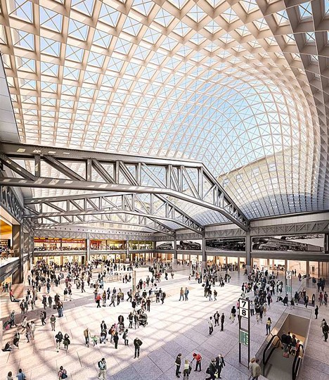 SOM reveals new images of Penn Station