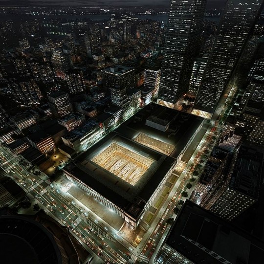 SOM reveals new images of Penn Station